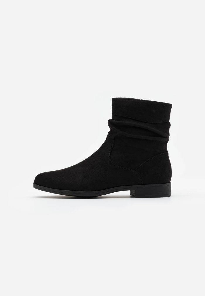 Bottines Anna Field Classiche Plates Zip UP Noir Femme | ZDK-7191329